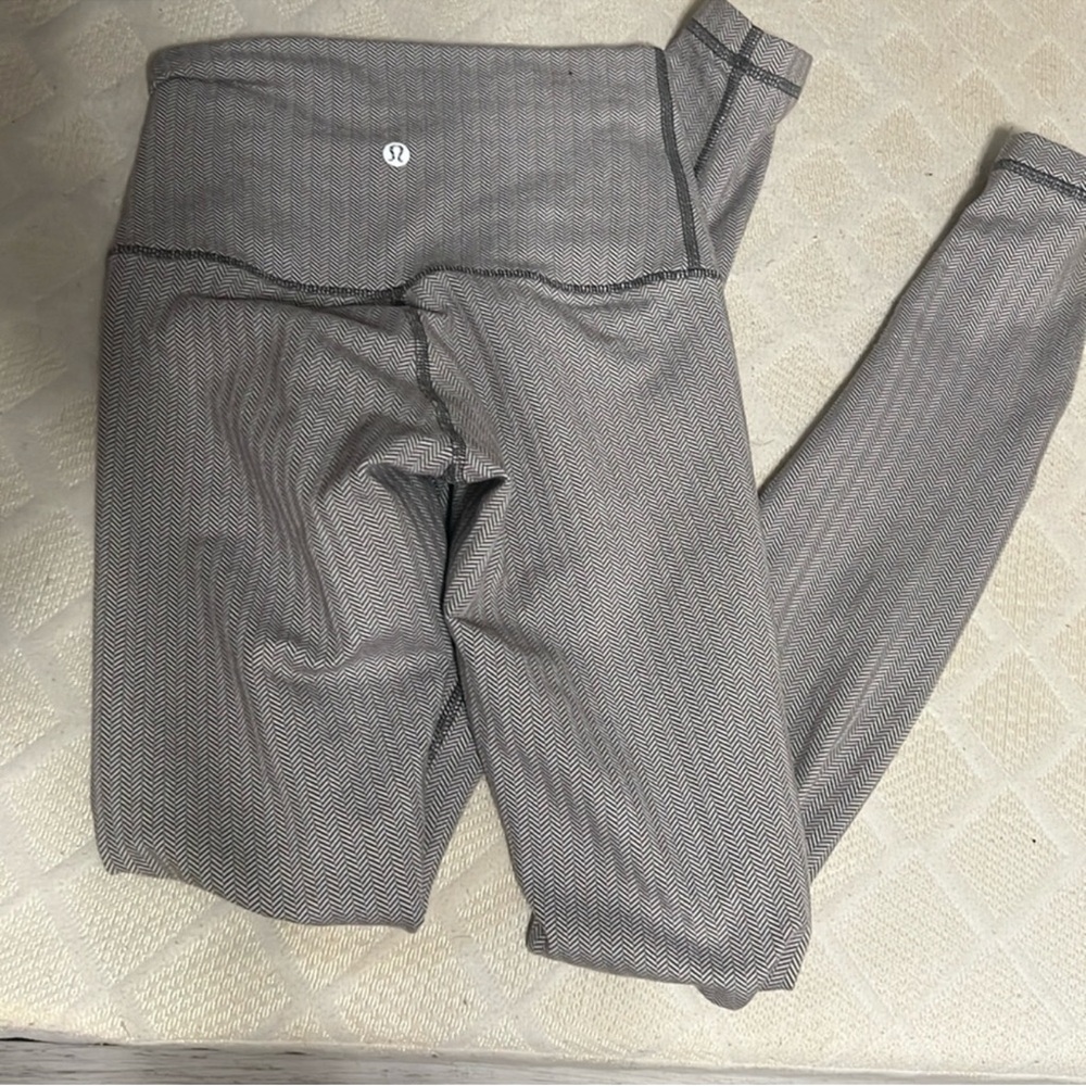lululemon athletica Gray High-Waisted Pants